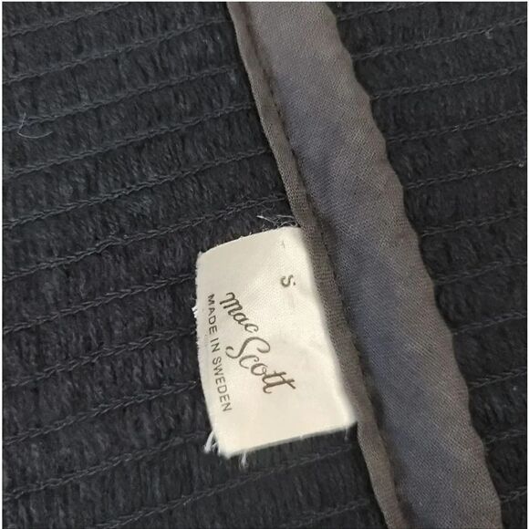 Vintage 50s 60s Mac Scott Sweden Black Stretch Sequined Tube Tank Top Size Small - Picture 9 of 11